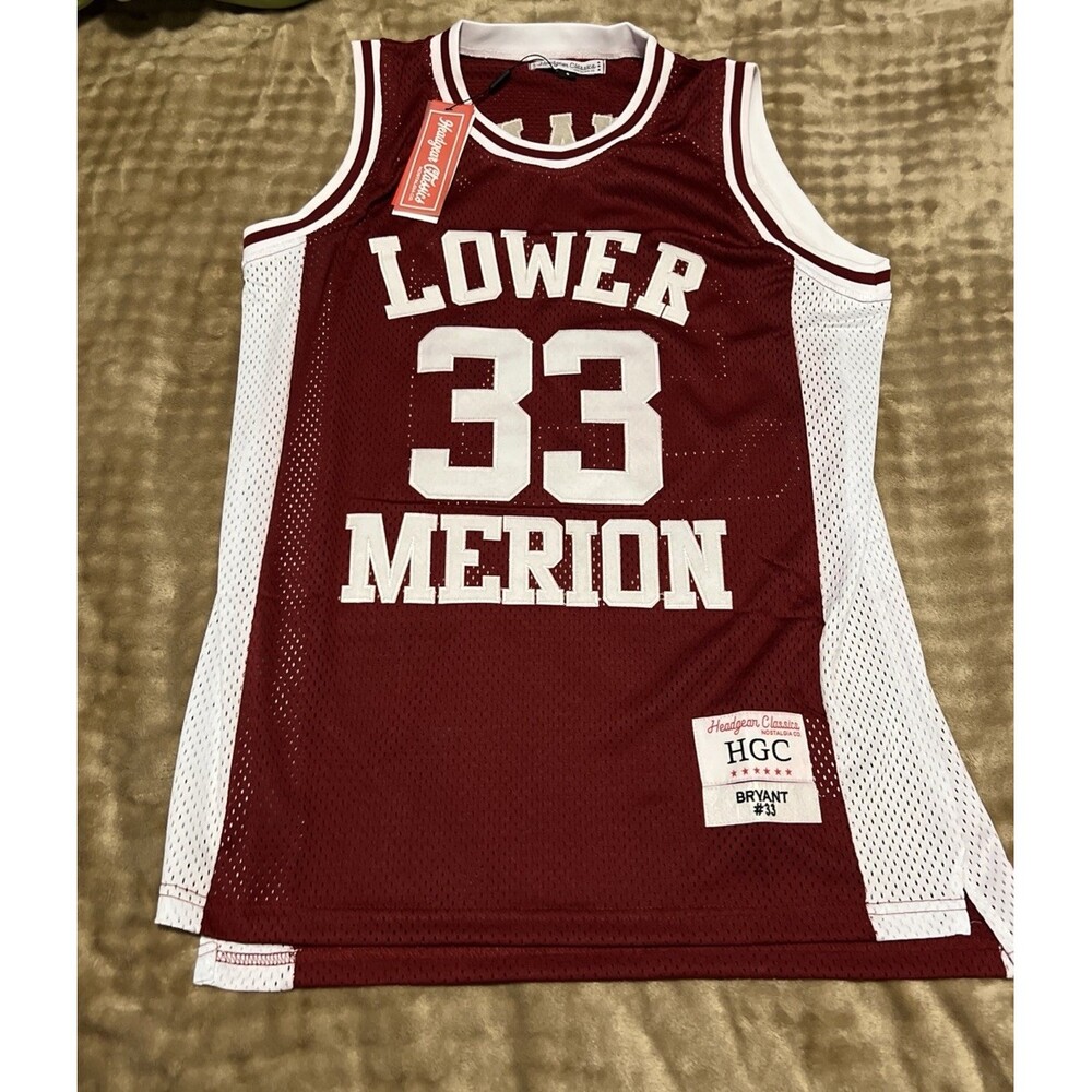 Kobe Bryant Lower Merion Stitched High School Jersey Mens Size Small NWT